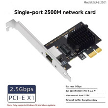 PCI-E to RJ45 Network Card Adapter 1000/2500Mbps Gigabit Ethernet PCI Express Network Card I225V Chip for Desktop PC