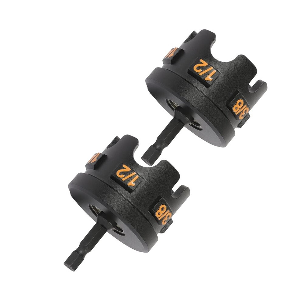 Nut Zipper Drill Attachment, Hex Shank Nut Driver For 1/4In 3/8In 1/2In Threaded Rods,Nut Drill Bit Socket Wrench Tool 6034148796536