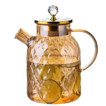 Glass Water Pot Home Room Hospitality Heat Cold Water Kettle Drinking Glass Tea Kettle