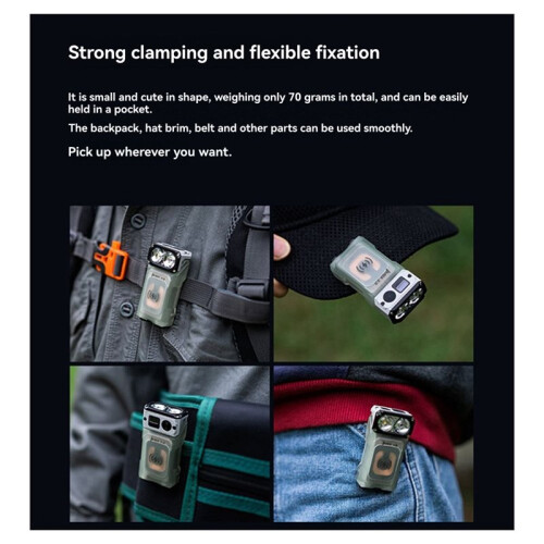 WUBEN X3 Multi-Functional LED EDC Flashlight 700Lumens Wireless Charging with Magnetic Base Built in Battery