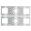 Kit de Instalação de Iluminação Embutida com 2 Placas de Montagem em Aço Galvanizado para Luminárias LED de 3/4/6 Polegadas 1