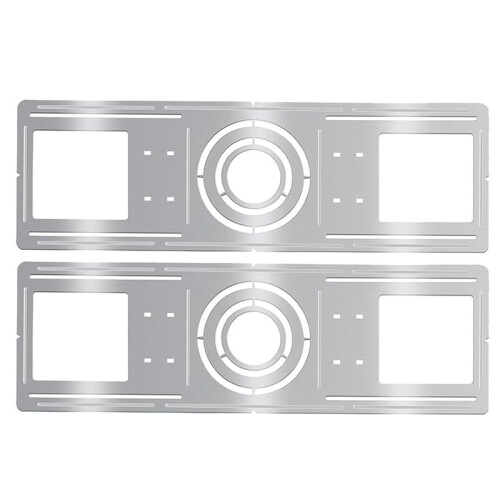 Kit de Instalação de Iluminação Embutida com 2 Placas de Montagem em Aço Galvanizado para Luminárias LED de 3/4/6 Polegadas