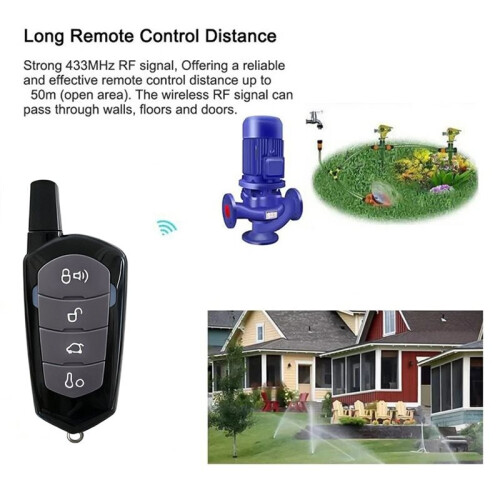 Wireless Garage Remote Control 433mhz  Copy Rolling Shutter Door Garage Door Remote Control 1