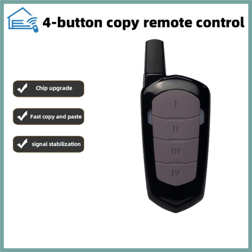 For H80 TX22 E80 TX54R X52R Remote Control 433MHz Fixed Code Garage Opener Door Instruction Transmitter 3pack 1