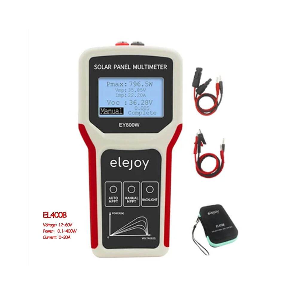 Elejoy Ey800w Photovoltaic Panel Multimeter Solar Panel Mppt Tester Voltage Current Power Test Meter Multi Meter 4713147212613