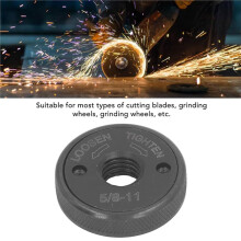 3 Porcas de Liberação Rápida para Esmerilhadeira Angular, Porcas de Flange Autotravantes 5/8-11, Porca de Eixo Recartilhada para Esmerilhadeira