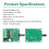 Three-Phase Brushless  Motor Driver Board 75W ESC Driver Board Speed Control Module for HDD Fan 3-Pack 10