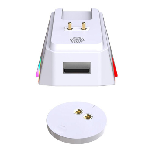 Wireless Mouse Magnetic Charging Base with Breathing Light Effect for  or  GPW4 Second Generation Black 2