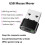 Mouse Jiggler /Off Button USB Mouse Movement Simulator for Office Automatic Undetectable Mouse Jiggler Silver 4