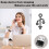 Mouse Jiggler /Off Button USB Mouse Movement Simulator for Office Automatic Undetectable Mouse Jiggler Silver 10