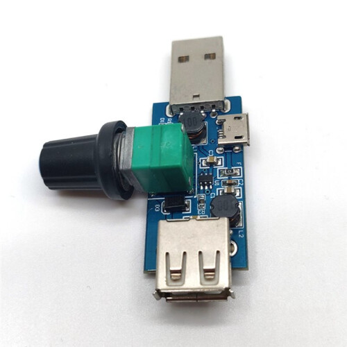 Régulateur de Vitesse Du Vent USB  4-12 V 5 W avec Interrupteur, Module de Vitesse, Régulateur de Volume, Bouton de Commutation 1
