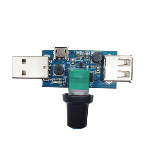 Régulateur de Vitesse Du Vent USB  4-12 V 5 W avec Interrupteur, Module de Vitesse, Régulateur de Volume, Bouton de Commutation 2