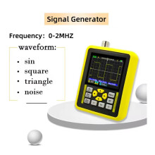 120M 2,4-Zoll-Bildschirm Digitaloszilloskop 120MHz Analogbandbreite Unterstützung Signalgenerator Handheld Cyan