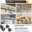 Nut Zipper Drill Attachment, Hex Shank Nut Driver for 1/4in 3/8in 1/2in Threaded Rods,Nut Drill Bit Socket Wrench Tool 5
