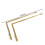 2Pcs Pure Copper Dowsing Rods Portable Dragon Seeking Tool Divining Rod Pen 6
