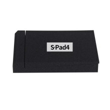 1 Pieza de Almohadillas de Espuma Acústica para Aislamiento de Estudio, Bloque de Esponja de Escritorio, Accesorios para Altavoces de Algodón de 4