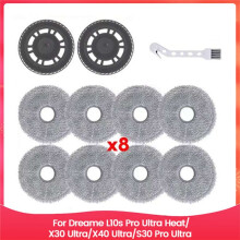 Mop Holder and Mop Cloth for  L10s Pro Ultra Heat X30 Ultra X40 Ultra S30 Pro Ultra Vacuum Cleaner Replacement