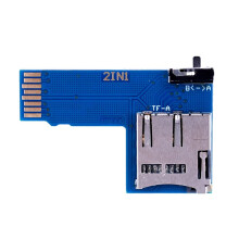 Two in One Dual System Switcher Micro-/TF Card Memory Storage Board Double TF Card Adapter for Raspberry Pi B+ 2B 3B