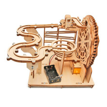 DIY Technology Makes Wooden Electric Wooden Electric Trackball Toys Handmade Building Block Assembly Toys