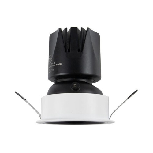 Matter WiFi LED Spotlight 12W Anti-Glare Dimmable Ceiling Light 36Angle Adjustable Support Voice Control
