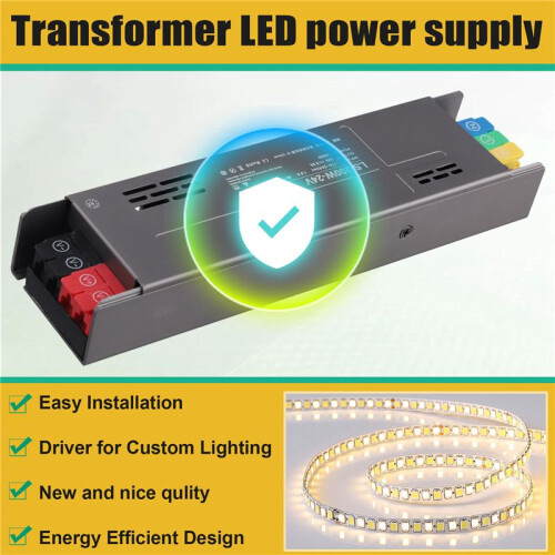 LED Slow- en Slow-Off Lamp met Transformator LED Voeding Verlichting Transformator Dim Driver Voeding 24v200W 2