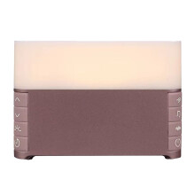 Wit Noise Machine Baby Audlt Slaaphulp 39 Liedjes Rustgevende Geluiden met Zacht Nachtlampje Timer Geluidsspeler Roségoud