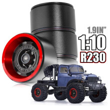 RED SPIDER R 4-Tlg. Retro-Metall 1,9 Zoll Beadlock-Felgenradnabe für 1/10 RC Crawler Car SCX10 TRX4 RC4WD/D90 Redcat Gen8