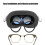Magnetic Frames Accessories for Meta Quest 3S Lens Frames Anti-Scratch Lens Frame Black 6