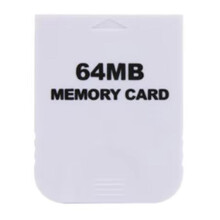 White Memory Card High Speed Flash Memory Chip Easy to Use for   Gamecube GC NGC Game 64MB