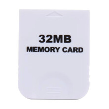 White Memory Card High Speed Flash Memory Chip Easy to Use for   Gamecube GC NGC Game 32MB