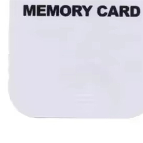 White Memory Card High Speed Flash Memory Chip Easy to Use for   Gamecube GC NGC Game 16MB 2