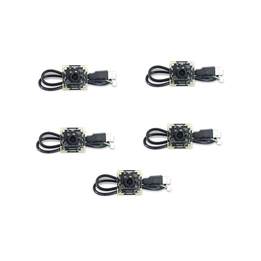 5Pcs Ov9732 1Mp Usb Camera Module, 100 Fov, 1280X720, Manual Focus, Supports Qr & Face Recognition, For Multiple Os 6033408986724