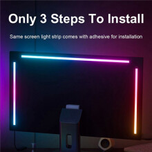 Gaming Lights Strip Monitor Achtergrondverlichting RGB LED Sync Light Strip Computer PC Display DIY Decor voor 34 Inch Monitor