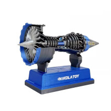 NIKOLA TOY Turbofan Engine Model Aviation Aircraft Power Turbine for Aviation Enthusiasts and Collectors C