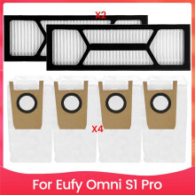 Set di 6 Filtri per Aspirapolvere e Sacchetti per La Polvere per Aspirapolvere per Omni S1 Pro, Parti di Ricambio, Filtro e Sacchetto per La