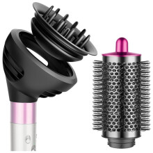 Wave And Curl Diffuser Cylinder Comb för HS01 HS05 HS08 Två Luftflödeskupoler eller Diffusa Lägen Hårdiffusorfäste