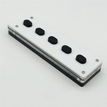 Silent Silicone Custom Programming Macro Keyboard 5-Keys Macropad Copy Paste USB Keypad, +Wireless