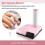 60W High Power Nail Cleaner Dual Vertical Filter Nail Nail Dust Machine EU Plug 2