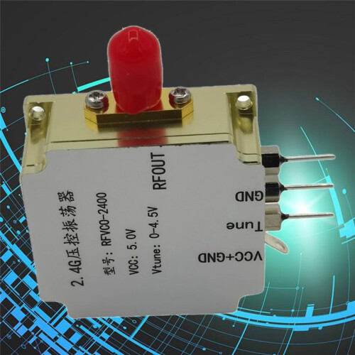 2.4G Voltage Controlled Oscillator RF Microwave Module VCO Sweep Signal Source Voltage Controlled Signal Source
