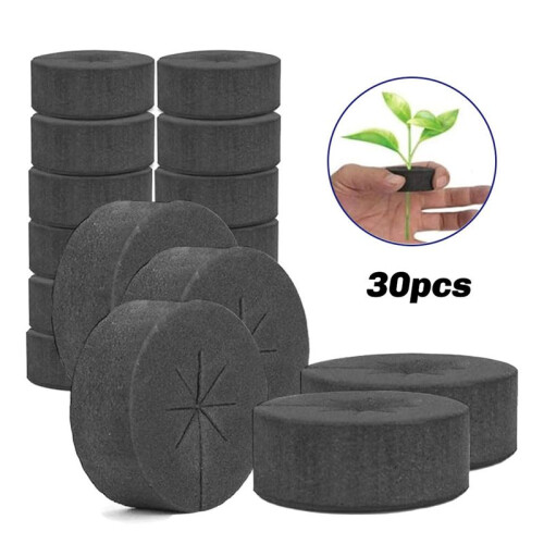 30Pack Cloning Collars Inserts Premium Grade Espuma, DIY Foam Cloner Inserts para Net Pots, Aeroponics 1