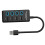 USB2.0 HUB Docking Station 4  with  Charging USB2.0 Hub Computer Splitter 6
