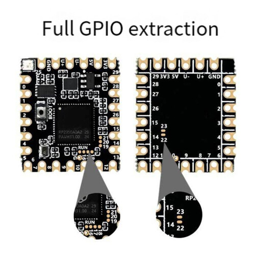 RP2350-Core-A for Raspberry Pi  2 Stamp Hole Development Board RP2350 Multifunction Dual Core Processor 2