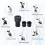 HAYEAR HD Microscope Camera 5 Million Pixels Industrial Camera 30 Frames USB 2.0 Free Driver Electronic Eyepiece 5