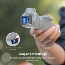NEEWER Magnetische 1.2X Anamorfe Lens voor Osmo Pocket 3 Asferische Cameralens voor Cinematografie met Blauwe Schittering
