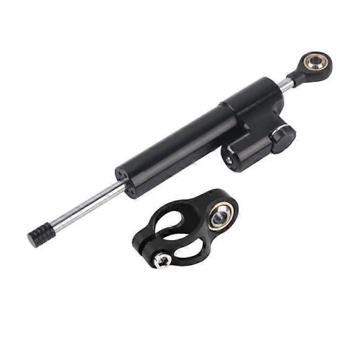 (As show, One size) Universal Aluminum Motorcycle Steering Damper Stabilizer Linear Reverse Safety Control Auto Damping 1