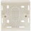 Excel Single Gang 37mm Surface Mount Back Box Trade [10 Pack] 3