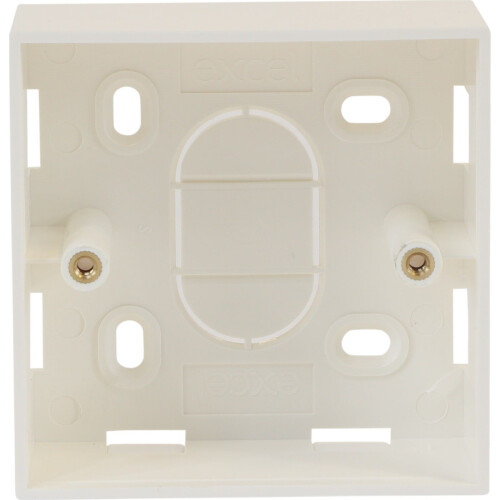 Excel Single Gang 37mm Surface Mount Back Box Trade [10 Pack] 2