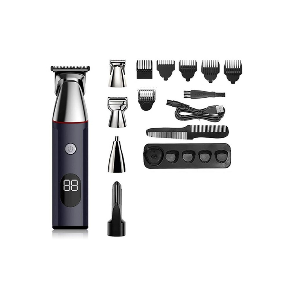 Hair Trimmer Beauty Trimmer Digital Display Multifunctional Hair Clipper Electric Hair Clipper Men'S Hair Removal Device