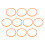 Old Model Sewing Machine Motor Belts 10Pcs Plastic Universal Replacement Belts 2