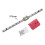 Linear Rail Slide Upgrade Kit X Axis Linear Guide Kit with Backplane Bracket Enhanced Stability 375mm for CR10s 6